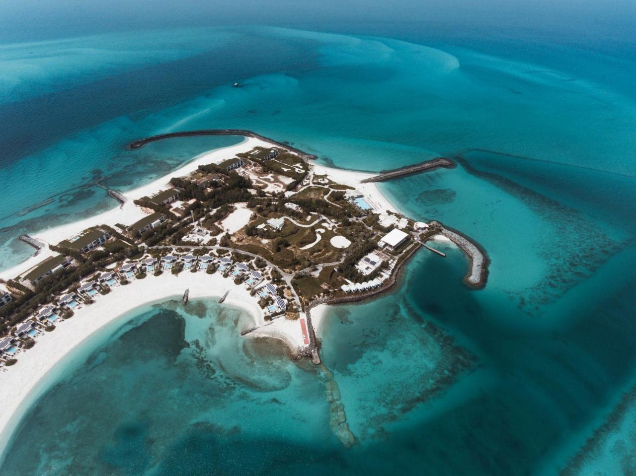 Hotel Nurai Island, Saadiyat Abu Dhabi Exterior foto Aerial view of the island